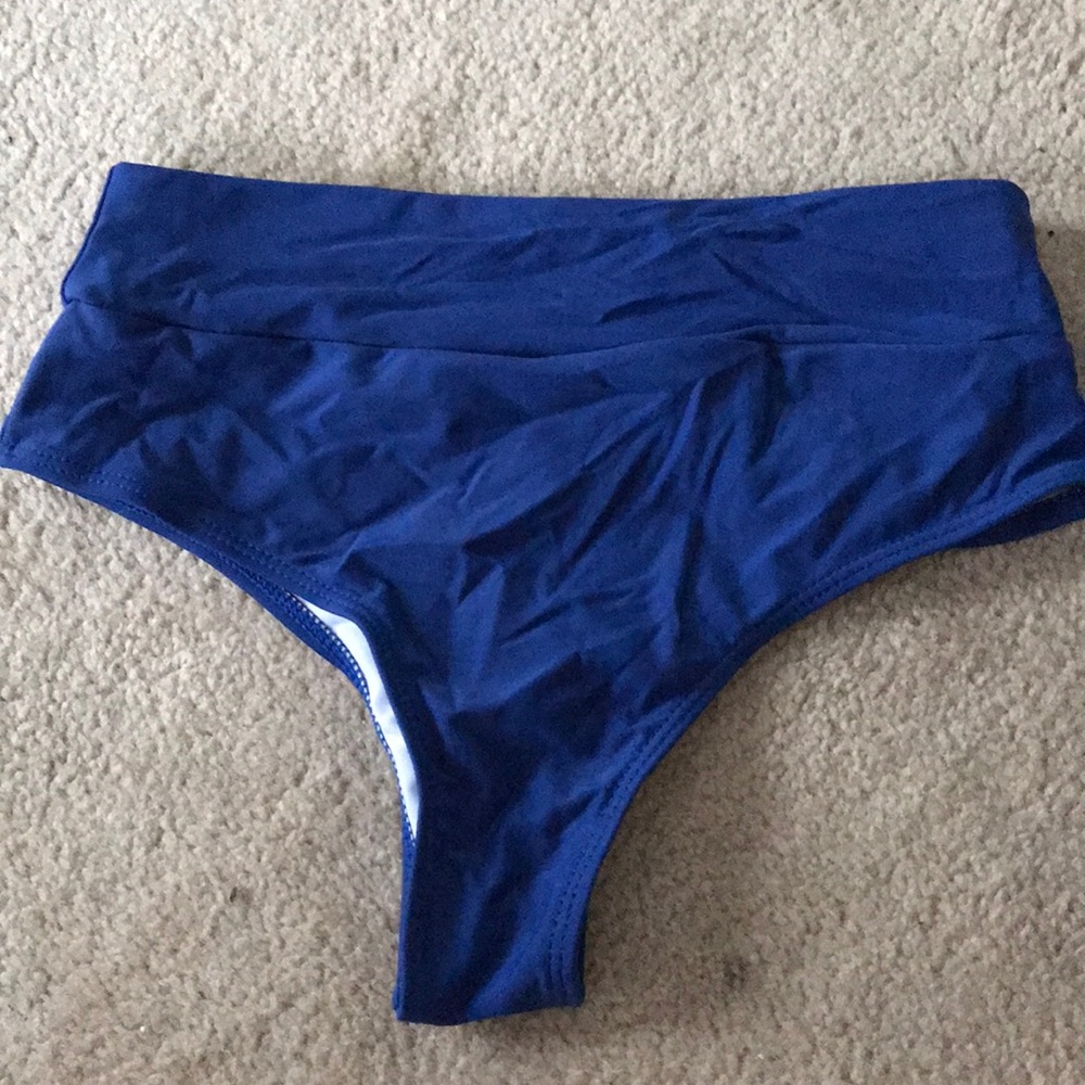 High waisted bikini bottoms